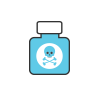 Hazardous Chemical Analysis Icon